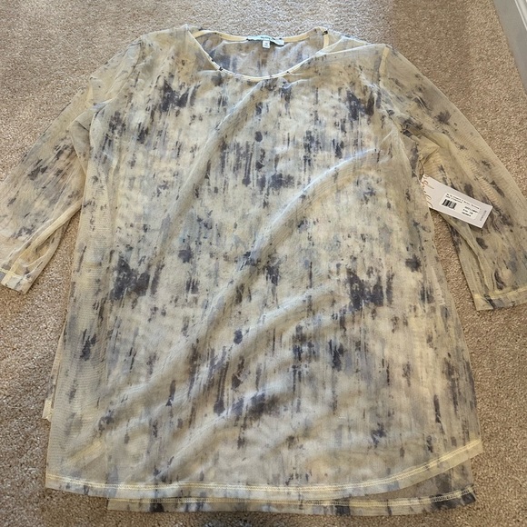 SYMPLI Go To Classic Top In Camo Illuminate size 18 NWT - Picture 4 of 6